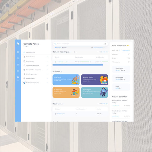 radio webhosting directadmin