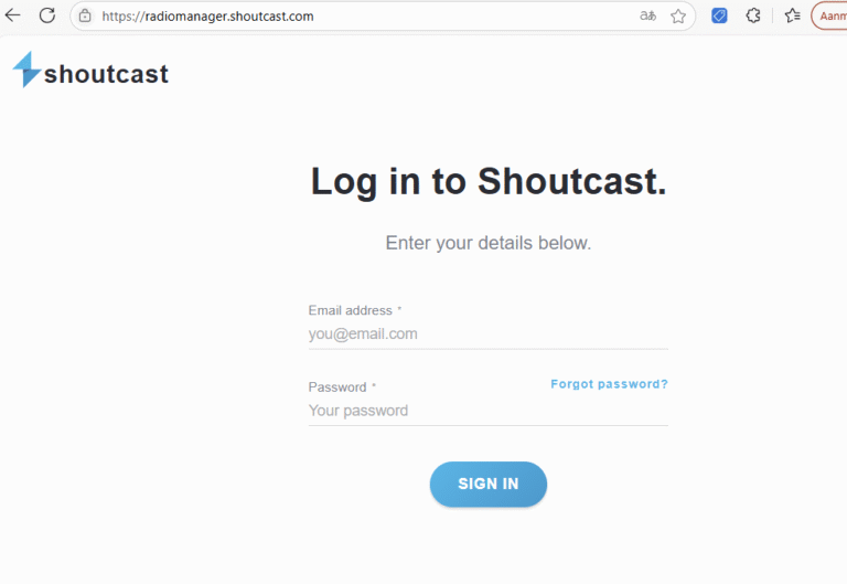 SHOUTcast Authhash Radio Manager, YP Directory instellen