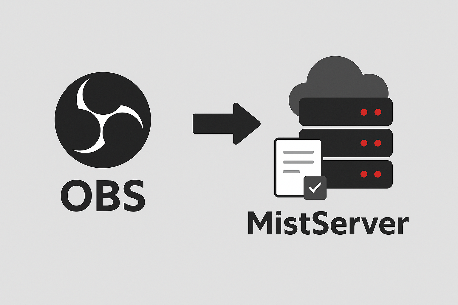 obs instellingen encoder naar video server