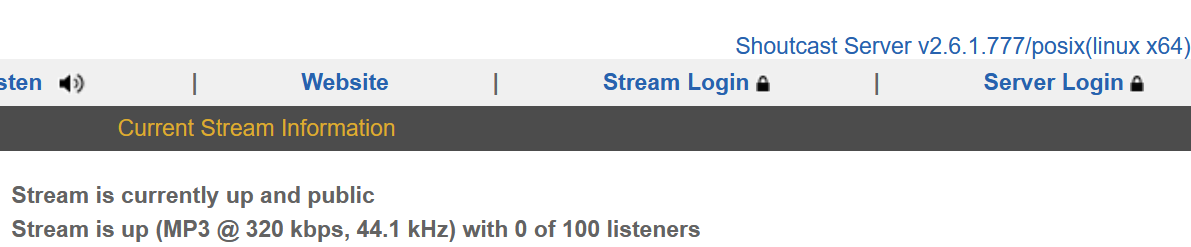 New version SHOUTcast 2.6.1